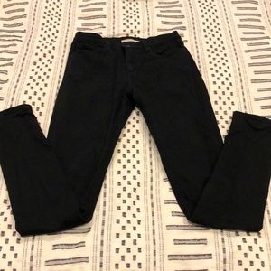High Rise Skinny Black Jeans